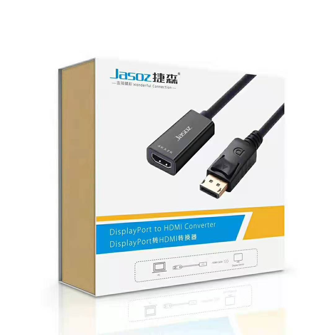 Cáp chuyển đổi Displayport sang HDMI 4K JASOZ 